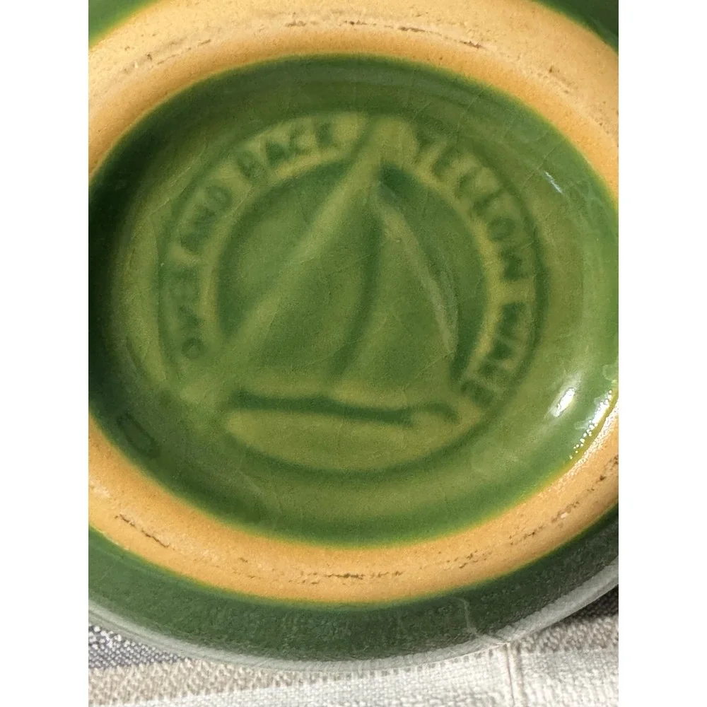 Green Ceramic Pitcher Round Body Classic Kitchen Decor Serving Beverage